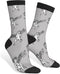 AOYEGO Cute Dogs Funny Socks Cartoon Parisian Dachshund Novelty Casual Crew Socks Contrast Color Design for Women Men Gift...