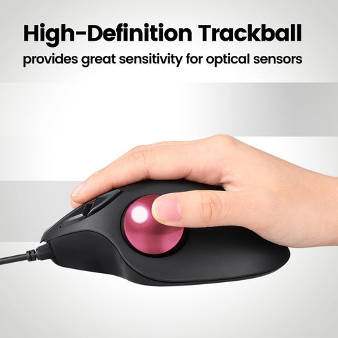 Perixx PERIPRO-303 1.34 Inches Trackball - Replacement Ball for M570, PERIMICE-517/520/717/720, and Other Compatible Trackball Mouse (Pink)...