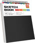 RGBMIX 9"x12" Sketch Book, 1 Pack 100 Sheets Spiral Bound Art Sketchbook, Premium Sketch Paper, Acid Free (68lb/100gsm) Art Sketchbook Artistic Dr...