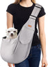 CUBY Dog and Cat Sling Carrier - Hands Free Reversible Pet Papoose Bag - Soft Pouch and Tote Design - Adjustable - Suitable for Puppy, Small Dogs,...