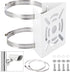 Sumnacon Camera Pole Mount Bracket-Stainless Steel Pole Mount Adapter Bracket with Loops,Sturdy Camera Mount Bracket for Pole Post,Universal Pole ...
