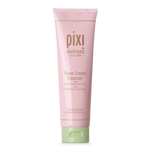 Pixi Beauty Rose Cream Cleanser 135ml |Mineral Rich Soothing and Gentle Cleanser | Rose Flower Oil Moisturizes | Suitable For Sensitive Skin | 4.5...