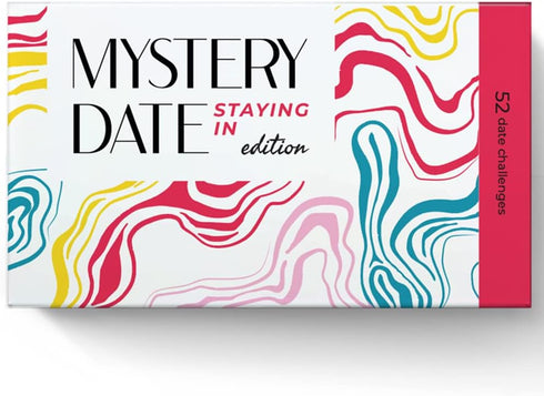 Mystery Date 52 Scratch Off Card Home Date Night Activities and Conversation Starters - Couples Gift, Games, Date Cards for Couples...