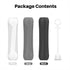 NIUTRENDZ 3 Pack Silicone Grip for Apple Pencil 1st Generation Accessories Ergonomic Design Sleeve Protective Case Cover Holder with Cable Adapter...