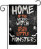 Halloween Spider Web Home Of The Witch And All Of Her Little Monsters Burlap Garden Porch Lawn Flag Farmhouse Decorations Mailbox Decor Welcome 12...