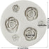 Rose Fondant Mold Rose Flower Silicone Molds for Sugar Craft Cake Decorating Cupcake Topper Candy Chocolate Polymer Clay Gum Paste...