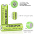 Henreepow Ni-MH Rechargeable AA Battery, AA 1.2v Rechargeable Battery High-Capacity and Long-Lasting Battery Mainly Used for Garden Landscaping Ou...