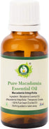 Macadamia Essential Oil | Macadamia Integrifolia | for Hair | for Face | for Skin | Pure Macadamia Oil | 100% Pure Natural | Steam Distilled | The...