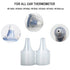 100pcs-Disposable Ear Thermometers Probe Covers, Soft Ergonomic Earmuffs Non Contact Ear Replacement Ear Thermometer Lens Filters for All Braun Di...