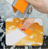 2 Pack Silicone Squeegees with Countertop Brush,Water Scraper,Squeegee Cleaning Brush for Pot Pan Dish Scraper,Windows,Mirrors,Bathroom Glass Show...