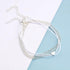Boho Layered Anklet Bracelet Silver Heart Rope Chain Anklet Summer Beach Love Heart Anklet Bracelets Beach Layering Foot Chain Jewelry for Women...