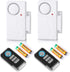 WSDCAM Wireless Door Alarm with Remote 2 Pack, Battery Included, 105 dB Loud Pool Door Alarm, Wireless Door Open Alarms Sensor for Kids Safety Hom...