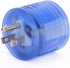 RV Power Adapter, NEMA 5-15P to TT-30R, 15A Male to 30A Female (15M/30F-Round, Clean Blue)...