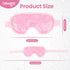 NEWGO Cold Eye Mask Cooling Eye Mask for Dry Eyes, Gel Eye Mask Eye Ice Pack Reusable Cold Eye Compress for Dark Circles, Migraines, Eye Surgery, ...