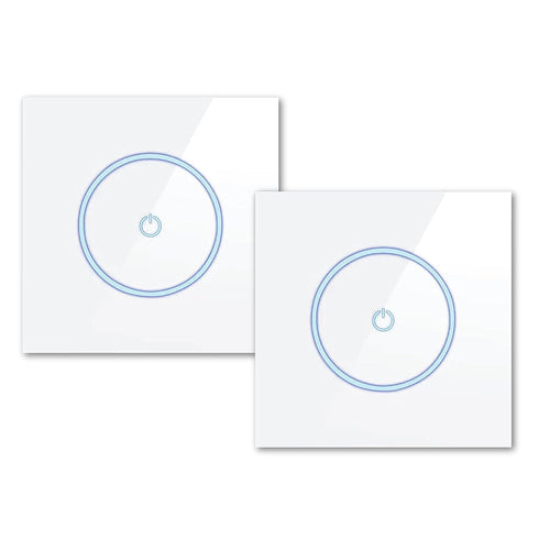 Smart Light Switch, 2.4GHz WiFi Smart Switch Compatible with Alexa, Google Home and Surplife App, UL Certified Neutral Wire Required, No Hub Requi...