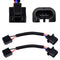 H13 9008 to H4 9003 Adapter Extension Wiring Harness Sockets Connector Headlight Conversion Retrofit for Jeep Wrangler JK TJ or Trucks 2pcs...