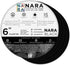 NARA Alcohol Ink Paper | Black | 6” Diameter Circle | 350 microns/360 GSM | 10 Sheets | Medium+ Paper | Paper for Alcohol Ink Art Painting | 100% ...