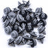 Rexka 30pcs Gray Door Trim Panel Retainer Clips Rivet Compatible with BMW 51418224781 51410407983 51430141025 E36, E46, E90, E91, E92, E93, F32, F...