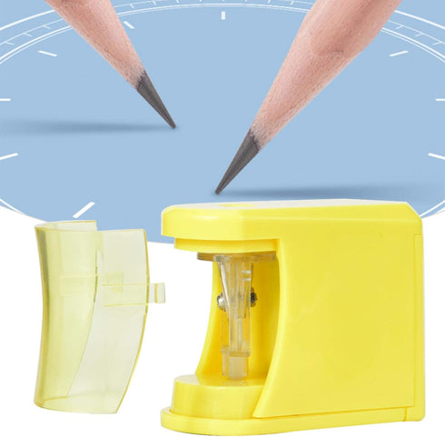 Pencil Sharpener,Electric Pencil Sharpener Kids Friendly Pencil Sharpeners Battery Operated Heavy Duty Classroom Pencil Sharpeners Yellow,for Colo...