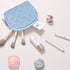 3 Pcs Makeup Bag Clear Travel Toiletry Bags TSA Approved Cosmetic Pouch for Girls Women Waterproof Portable Case (Blue)......