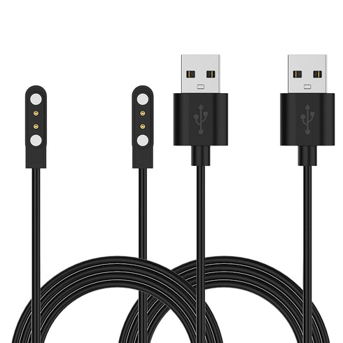RuenTech 2-Pack Charger Compatible with TOOBUR IDW23 IDW19 IDW18 IDW17 IDW16 IDW13 Smart Watch, 3.3FT Replacement Charging Cable for TOOBUR Smart ...