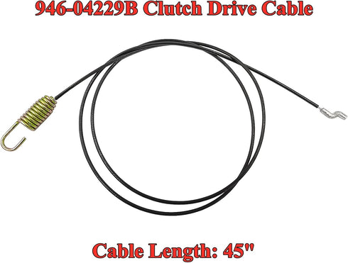 946-04229B Clutch Drive Cable Replaces MTD 746-04229 746-04229B 946-04229 for MTD Craftsman Cub Cadet Yard Machines Yard Man 2-Stage Snowblower Sn...