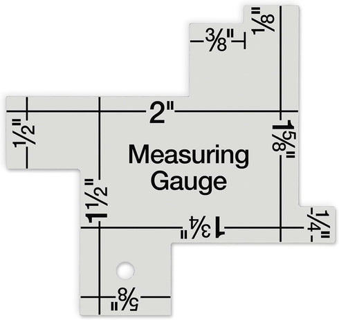 Dritz 3100 14 in 1 Measuring Gauge, Silver...