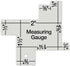 Dritz 3100 14 in 1 Measuring Gauge, Silver...