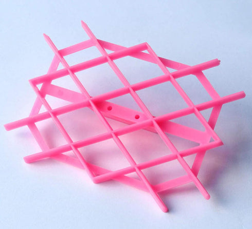 Rhombus Diamond Shape Fondant Cake Mould Embosser Embossing Cutter Mold Stamp Tool - A...