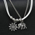 Silver Elephant Anklets Bracelet Fashion Sun Anklet Rope Anklets Adjustable Foot Chain Summer Beach Anklet Jewelry for Women...