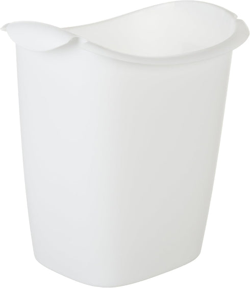 Rubbermaid Small Trash Can, Plastic, 3.5-Gallon/14-Court, White Wastebasket for Kitchen/Office/Bedroom/Bathroom...