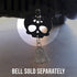 Sparkle Rider Sugar Skull Bell Hanger Mount with Swarovski Crystals | Decorative Bracket to Attach Gremlin, Guardian, Harley Motorcycle Bells | Cu...