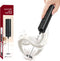 Electric Handheld Milk Frother, Wireless Coffee Milk Mixer, Portable Drink Mixer, for Milk Foam and Latte Art, Powered by Battery, 35mmX214mm, Bla...