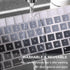 Silicone Keyboard Cover Skin for MacBook Air 13 inch A2337 M1 Chip Released in 2020 Touch ID & Retina Display US Version Ultra Thin Keyboard Prote...