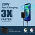 Type C Super Fast Charger Block Box Car Charger+6ft Android Charger USB C to C Cable Fast Charging for iPhone 15 Samsung Galaxy S24/A14/A54/S23 FE...