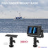 CALIDAKA Fish Finder Mount Base, Ball-Mount Fish Finder Mount, 360 Degree Rotation Fish Finder Holder, Universal Marine Electronic Fish Finder Mou...