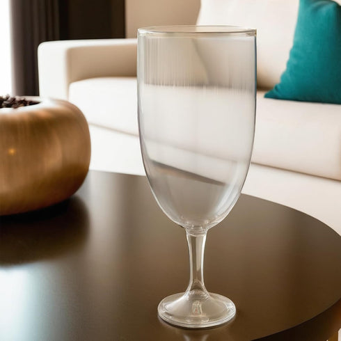 Round Clear Plastic Pedestal Jar - 12.5", 1 Piece - Elegant Favor Container for Parties, Weddings & Special Occasions...