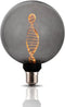Globe Decorative LED Light Bulb, Oversized Round Dimmable Smoke RN(Retro&Novelty) G125/G40, Edison 3.5W 2200K 55LM Soft Warm Mood Lighting(Not Day...