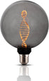 Globe Decorative LED Light Bulb, Oversized Round Dimmable Smoke RN(Retro&Novelty) G125/G40, Edison 3.5W 2200K 55LM Soft Warm Mood Lighting(Not Day...