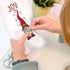 Povitrulya Christmas Santa Gnome - Counted Cross Stitch Bookmark Kit - DIY Embroidery Gift for Kids and Adults......