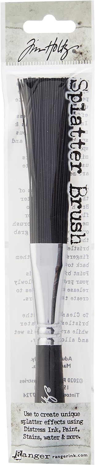Ranger Tim Holtz Distress Splatter Brush, Black...