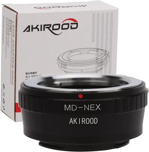 MD to NEX Lens Adapter MD-NEX for Minolta MD MC Mount Lenses to Sony E-Mount NEX Camera Body...