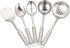 MAGICLULU 1 Set Set Stainless Steel Kitchenware Food Cooking Spatula Soup Spoon Slotted Tunner Pancake Non Stick Pan for Eggs Stainless Steel Kitc...