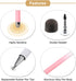 MECCANIXITY Ballpoint Pen with Stylus Tip 3 in 1 Ink Pen & Fine Point Disc & Fiber Tips Magnetic Stylus Pens for All Capacitive Touch Screens Univ...