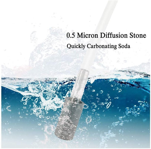 Joywayus Aeration Stone 0.5 Micron Stainless Steel Oxygenation Diffusion Stone 1/4" Barb for Home Brewing Wine Beer Soda...