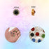 Crystal Flower Shape Rhinestone Buttons 100Pcs 12mm Sunflower Flatback Claw Cup Sewing on Rhinestone for DIY Jewelry Crafts Bow Tie Clothes...