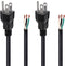 2Pack Power Cord Replacement?6.46Ft Cable 110V 115V 120V 300V Pigtail for Appliance, NEMA 5-15P Plug US SJT 18AWG (18/3)...