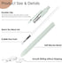 Gel Pens, Aesthetic Preppy Office Supplies, Office Desk Accessories Nursing School Essentials Fine Point Pens for Journaling Note Taking, Back to ...