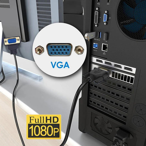 chenyang VGA RGB 3COAX+6C 90 Degree Down Angled Extension Cable for Monitor Projector Computer...