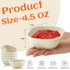 Homienly Soy Sauce Dishes,Wheat Straw Small Bowls Set of 6-4.5 OZ Small Dessert Bowls,Unbreakable Dipping Bowls,Dipping Sauce Cups,Mini Prep Bowls...